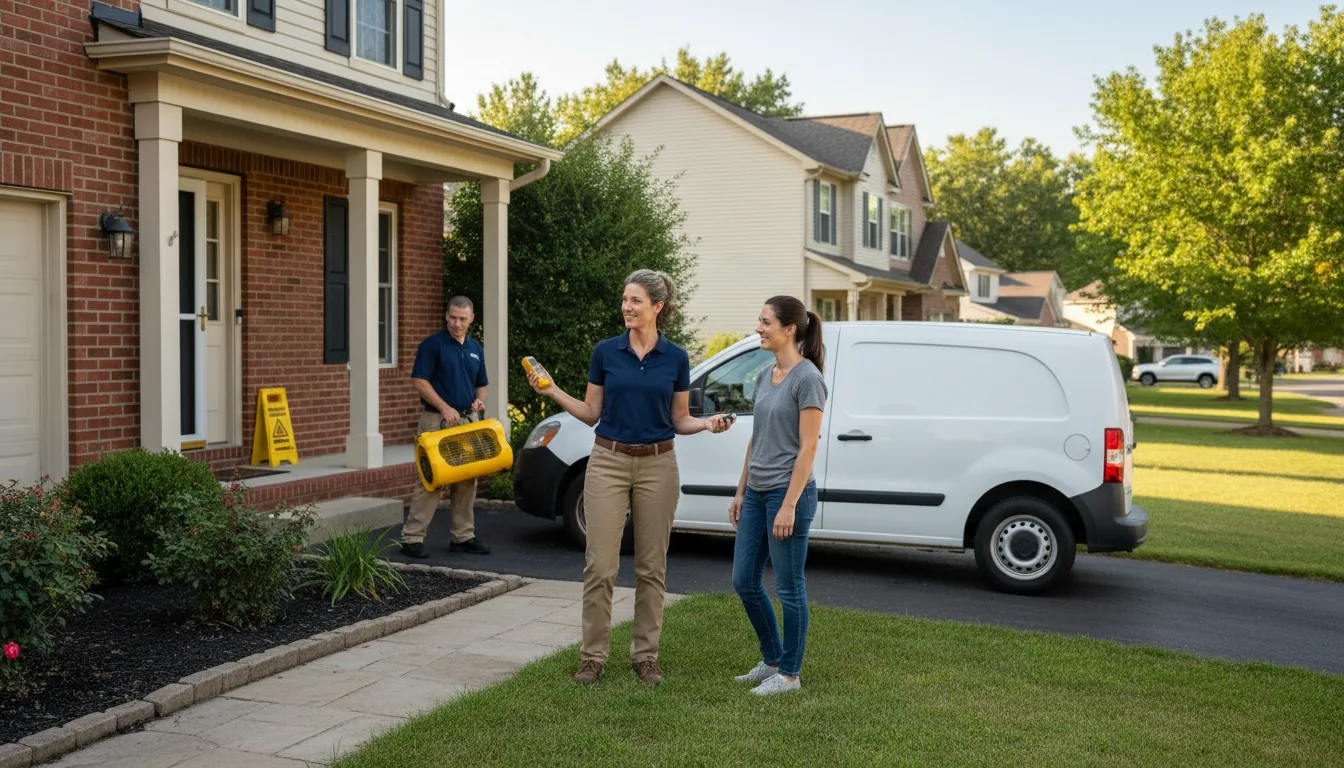 Residential water damage restoration in Nogales, AZ